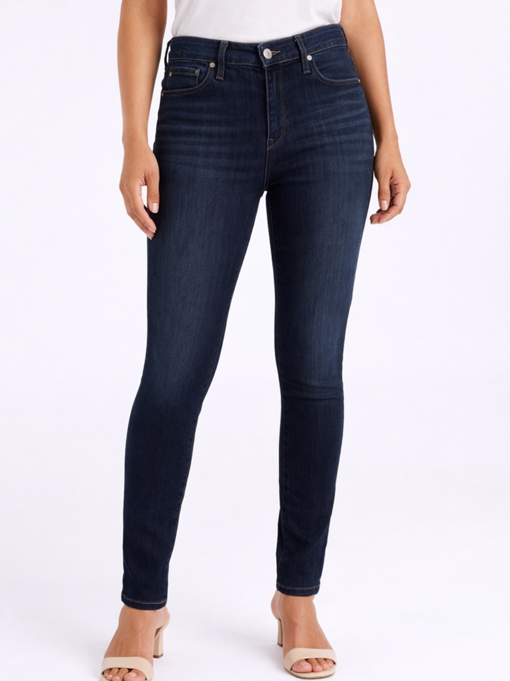 AG Adriano Goldschmied Farrah Skinny Jeans 28R Dark Wash Mid Rise Stretch Denim